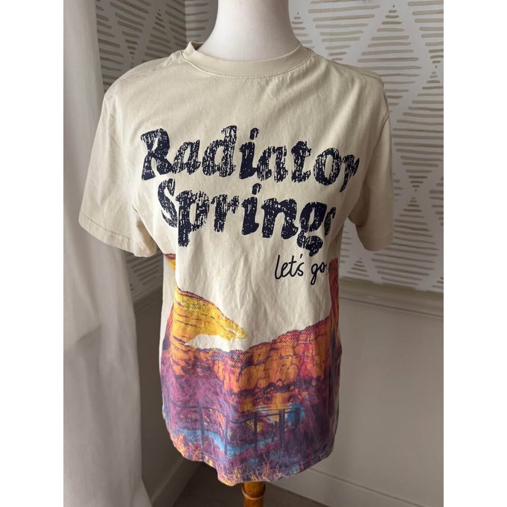 Disney Official Cars Land Radiator Spring T-Shirt Adult Small Disneyland Ca View 5